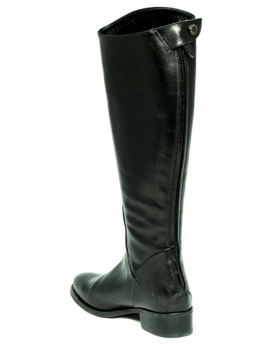 Сапоги женские кожаные чёрные