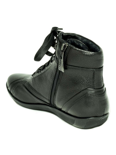 Кеды женские кожаные чёрные