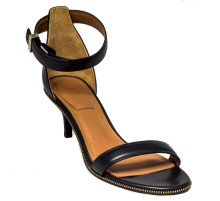 Туфли женские чёрные кожаные