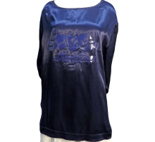 Блузка женская синяя