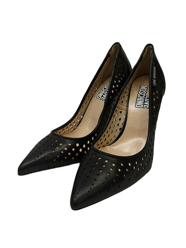 Туфли женские кожаные чёрные