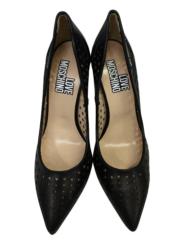 Туфли женские кожаные чёрные