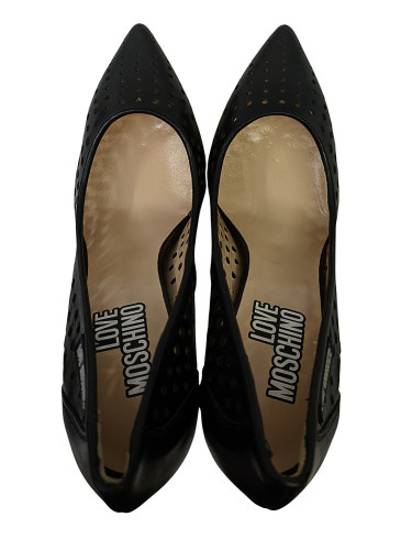 Туфли женские кожаные чёрные