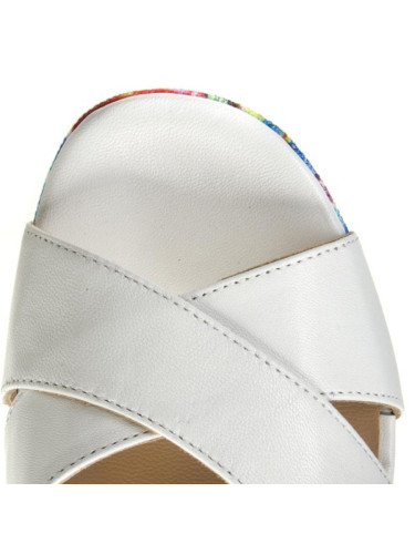 Босоножки женские белые Jungle Bianco