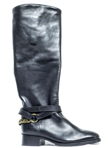 Сапоги женские кожаные чёрные Сапоги женские кожаные чёрные