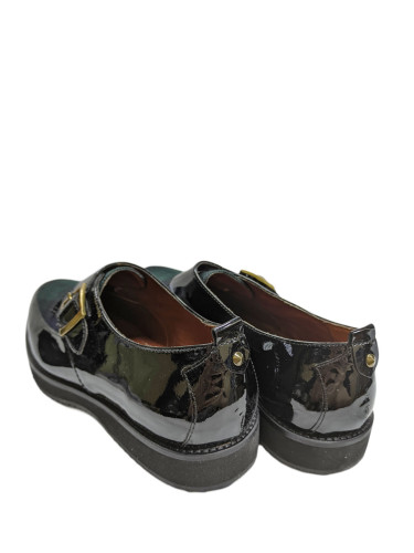 Туфли женские кожаные чёрные