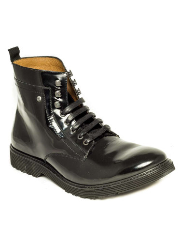 Ботинки мужские кожаные чёрные