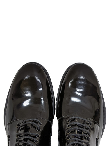 Ботинки мужские кожаные чёрные