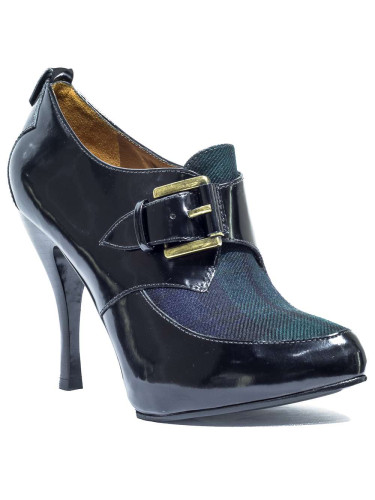 Туфли женские кожаные чёрные