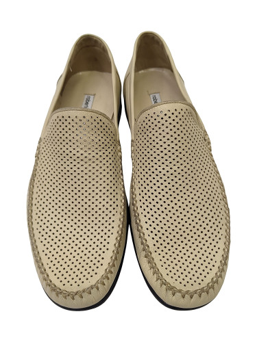 Туфли мужские кожаные белые