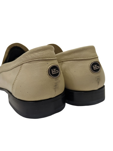 Туфли мужские кожаные белые