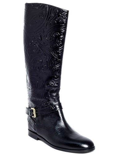 Сапоги женские кожаные чёрные Сапоги женские кожаные чёрные