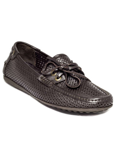 Мокасины мужские кожаные коричневые