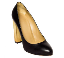 Туфли женские кожаные чёрные