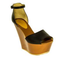 Туфли женские кожаные чёрные