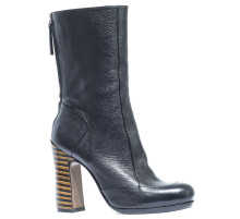 Сапоги женские кожаные чёрные