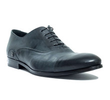 Ботинки мужские кожаные тёмно-синие