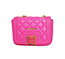 Сумка женская кожаная розовая