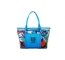 Сумка женская кожаная синяя