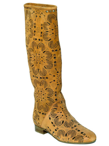 Сапоги женские замшевые оранжевые Сапоги женские замшевые оранжевые