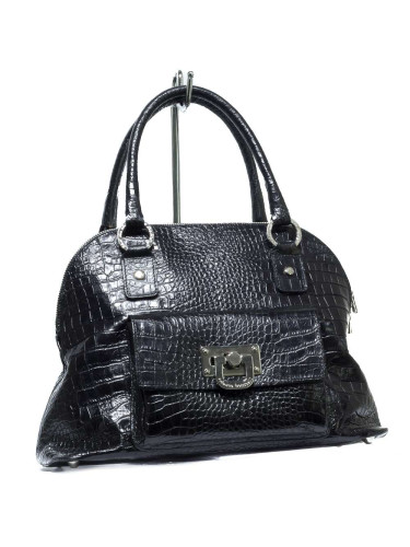 Сумка женская кожаная чёрная