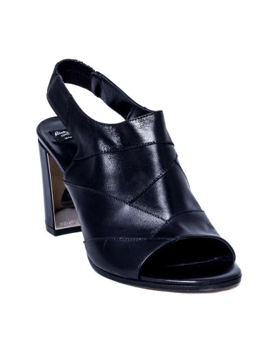 Туфли женские кожаные чёрные