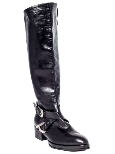 Сапоги женские кожаные чёрные Сапоги женские кожаные чёрные