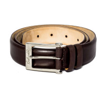 Ремень кожаный коричневый