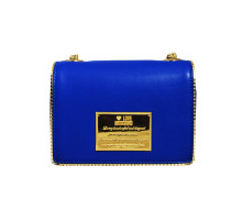 Сумка женская  кожаная синяя