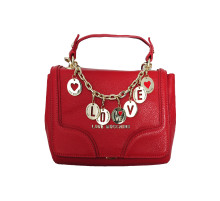 Сумка женская кожаная красная