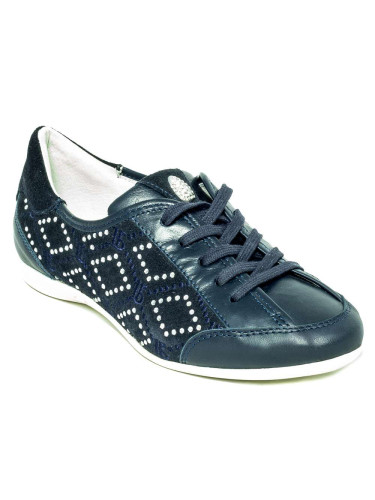 Кеды женские замшевые синие