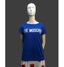 Футболка женская синяя
