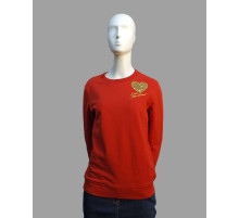 Свитшот женский красный