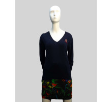 Пулловер женский тёмно-синий